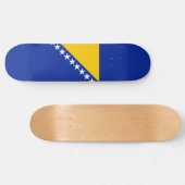 Vlag van Bosnië en Herzegovina Persoonlijk Skateboard (Horizontaal)