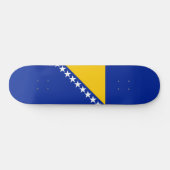 Vlag van Bosnië en Herzegovina Persoonlijk Skateboard (Horizontaal)