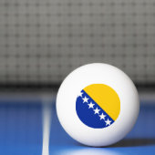 Vlag van Bosnië en Herzegovina Pingpongbal (Net)