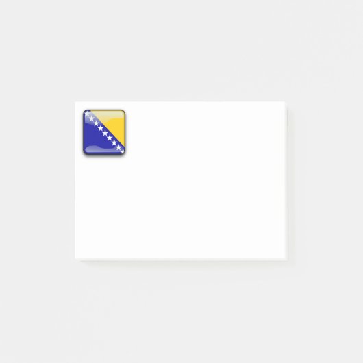 Vlag van Bosnië en Herzegovina Post-it® Notes (Voorkant)