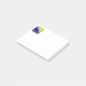 Vlag van Bosnië en Herzegovina Post-it® Notes (Schuin)