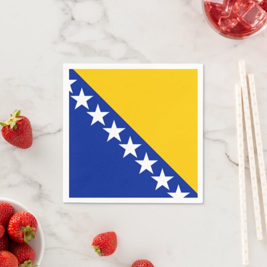 Vlag van Bosnië en Herzegovina Servet (Insitu)