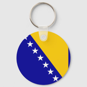 Vlag van Bosnië en Herzegovina Sleutelhanger