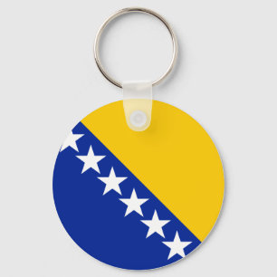 Vlag van Bosnië en Herzegovina Sleutelhanger