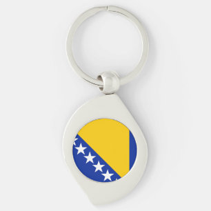 Vlag van Bosnië en Herzegovina Sleutelhanger