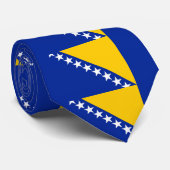 Vlag van Bosnië en Herzegovina Stropdas (Opgerold)