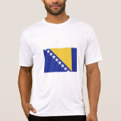 vlag van Bosnië en Herzegovina T-shirt (Voorkant)