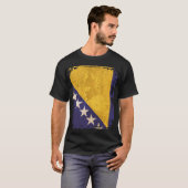 Vlag van Bosnië en Herzegovina T-shirt (Voorkant volledig)
