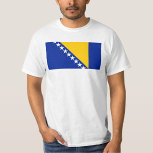 Vlag van Bosnië en Herzegovina T-shirt