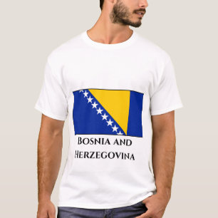 Vlag van Bosnië en Herzegovina T-shirt