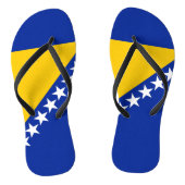 Vlag van Bosnië en Herzegovina Teenslippers (Voetbed)