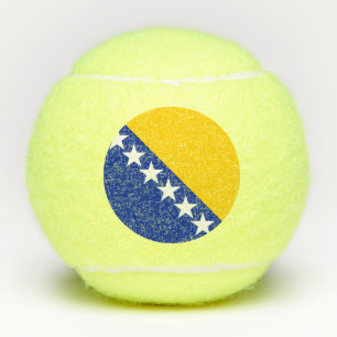 Vlag van Bosnië en Herzegovina Tennisballen