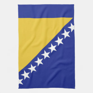 vlag van Bosnië en Herzegovina Theedoek
