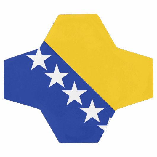 Vlag van Bosnië en Herzegovina Voetbal (Enkel)