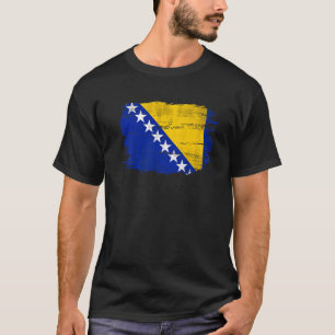  vlag van Bosnië en Herzegovina voor Bosnië en Her T-shirt