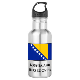 Vlag van Bosnië en Herzegovina Waterfles