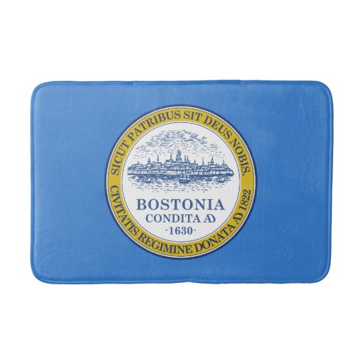 Vlag van Boston, Massachusetts Bath Mat (Voorkant)