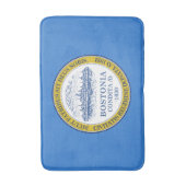 Vlag van Boston, Massachusetts Bath Mat (Voorkant Verticaal)