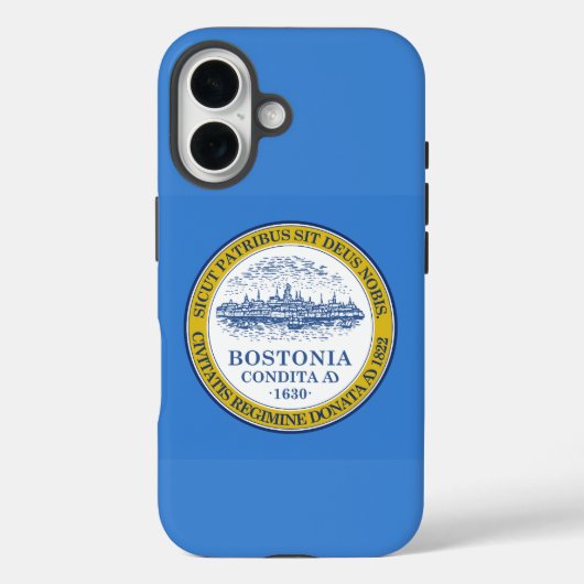 Vlag van Boston, Massachusetts Case-Mate iPhone Case (Achterkant)