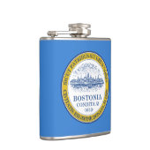 Vlag van Boston, Massachusetts Hip Flask Heupfles (Rechts)