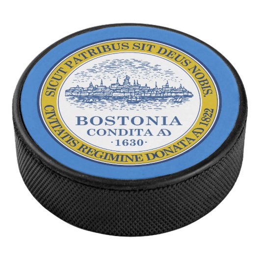 Vlag van Boston, Massachusetts Hockey Puck (3/4)