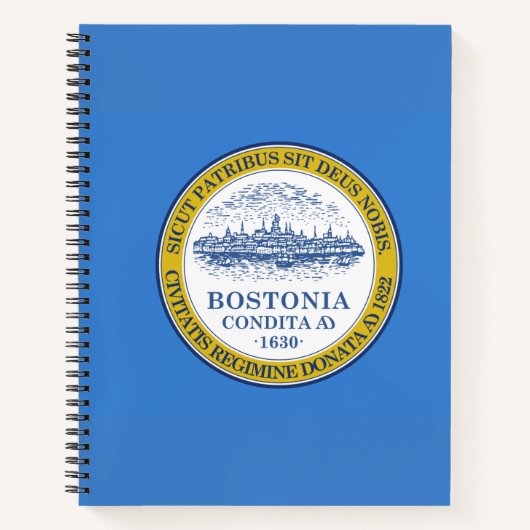 Vlag van Boston, Massachusetts Notitieboek (Voorkant)