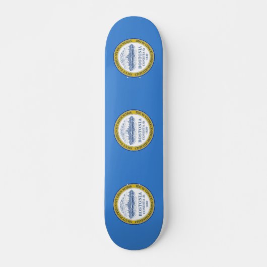 Vlag van Boston, Massachusetts Skateboard (Voorkant)