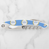 Vlag van Boston, Massachusetts Waiter's Corkschroe Kurkentrekker (Voorkant)