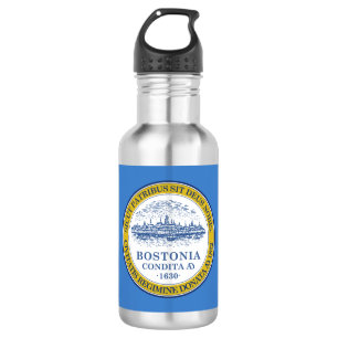 Vlag van Boston, Massachusetts Water Bottle Waterfles