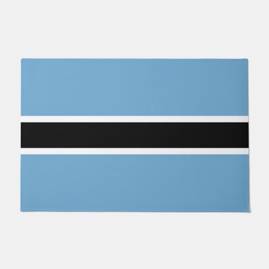 Vlag van Botswana (Botswana) Deurmat (Voorkant)