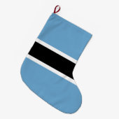 Vlag van Botswana (Botswana) Grote Kerstsok (Voorkant (Hangend))