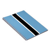 Vlag van Botswana (Botswana) Notitieboek (Rechterzijde)