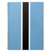 Vlag van Botswana (Botswana) Notitieboek (Voorkant)
