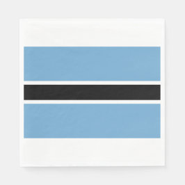 Vlag van Botswana (Botswana) Servet