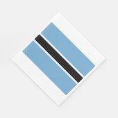 Vlag van Botswana (Botswana) Servet (Hoek)