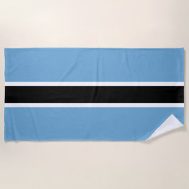 Vlag van Botswana (Botswana) Strandlaken
