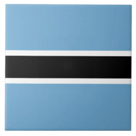 Vlag van Botswana (Botswana) Tegeltje