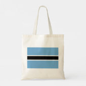 Vlag van Botswana (Botswana) Tote Bag (Achterkant)