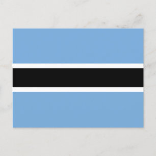 Vlag van Botswana Briefkaart