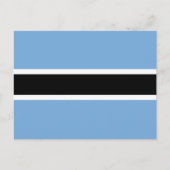 Vlag van Botswana Briefkaart (Voorkant)