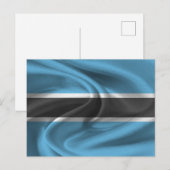 Vlag van Botswana Briefkaart (Voorkant / Achterkant)