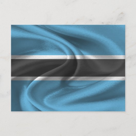 Vlag van Botswana Briefkaart (Voorkant)