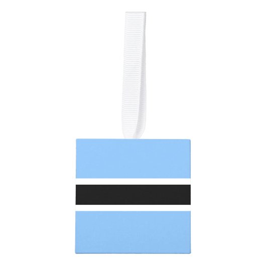 Vlag van Botswana Decoratie (Voorkant)