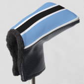 Vlag van Botswana Golfheadcover (3/4 voorkant)