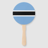 Vlag van Botswana Handwaaier (Achterkant)