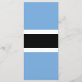 Vlag van Botswana Menu (Voorkant)