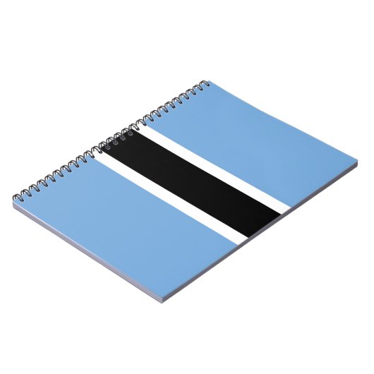 Vlag van Botswana Notitieboek (Linkerzijde)