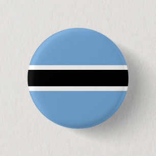 Vlag van Botswana Ronde Button 3,2 Cm