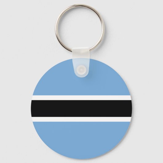 Vlag van Botswana Sleutelhanger (Voorkant)