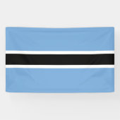Vlag van Botswana Spandoek (Horizontaal)